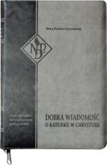okładka Nowy Testament NPD suwak paginatory szary książka | Praca Zbiorowa