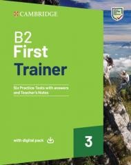 okładka B2 First Trainer 3 with Answers with Digital Pack książka | Praca Zbiorowa
