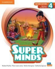 okładka Super Minds Level 4 WB with Digital Pack książka | Praca Zbiorowa