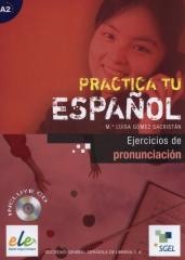 okładka Practica tu espanol. Ejercicios de.. A2 + CD książka | Praca Zbiorowa