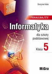 okładka Informatyka SP 5 Teraz bajty (3D) w.2024 książka | Koba Grażyna