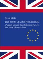 okładka Brexit in British and German Political Discourse książka | Patrycja Kubicha