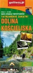okładka Dolina Kościeliska. Mapa atrakcji w.2024 książka | Praca Zbiorowa