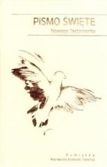 okładka Pismo Święte Nowego Testam. mały format TW białe książka