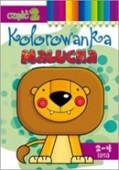okładka Kolorowanka malucha część 2 LITERKA książka | Szwabowska Lidia