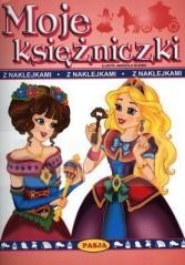 okładka Moje księżniczki z naklejkami książka | Praca Zbiorowa