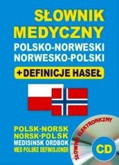 okładka Słownik medyczny polsko-norweski norwesko-pol + CD książka | Praca Zbiorowa