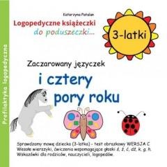 okładka Zaczarowany języczek i cztery pory roku 3 latki książka | Patalan Katarzyna