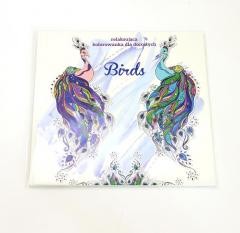 okładka Birds. Relaksująca kolorowanka dla dorosłych książka | Praca Zbiorowa