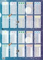 okładka Podkładka na biurko. Galaktyczna tabliczka mnoż. książka