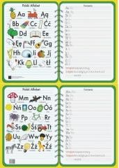 okładka Podkładka na biurko. Alfabet polski książka