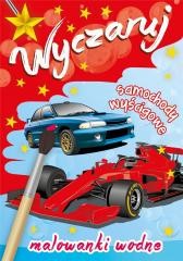 okładka Wyczaruj samochody wyścigowe. Malowanki wodne książka | Praca Zbiorowa