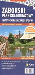 okładka Mapa turyst. - Zaborski Park Krajobrazowy 1:25 000 książka