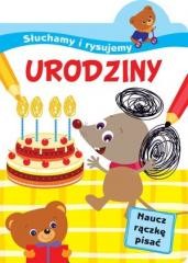 okładka Słuchamy i rysujemy: Urodziny książka | Ilona Bumblauskiene