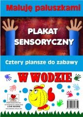 okładka Plakaty sensoryczne. Maluję paluszkami. W wodzie książka