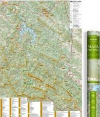 okładka Mapa zdrapka - Bieszczady 1:75 000 książka | Praca Zbiorowa