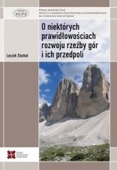 okładka O niektórych prawidłowościach rozwoju rzeźby... książka | Leszek Starkel