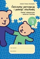 okładka Ćwiczymy percepcję i pamięć.. cz.3 Pamięć... książka | Jolanta Falana-Kozłowska