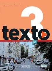 okładka Texto 3 podręcznik + DVD-Rom + kod książka | Jean-Thierry LeBougnec, Marie-Jos Lopes