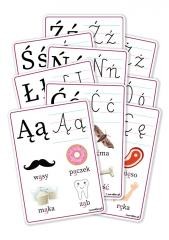 okładka Plansze edu A5 - Alfabet rozszerzenie 9 kart książka