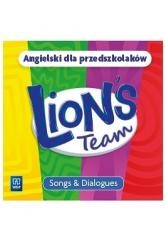 okładka J. ang. Lion's Team. 4 CD Audio 2022 WSIP książka | Praca Zbiorowa