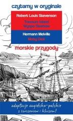 okładka Morskie przygody. Czytamy w oryginale książka | Melville Hermann, Stevenson RobertLouis