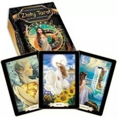 okładka Złoty Tarot (książka+ karty) książka | Magda WróżbitaSoleil