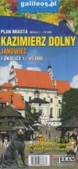 okładka Mapa - Kazimierz Dolny i okolice 1:45 000 książka | Praca Zbiorowa