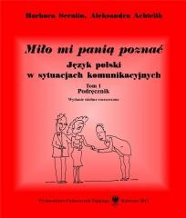 okładka Miło mi panią poznać. Język polski... T.1-2 książka | Aleksandra Achtelik, Barbara Serafin