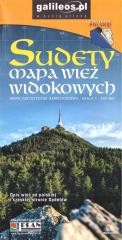 okładka Sudety mapa wież widokowych 1:200 000 książka | Praca Zbiorowa