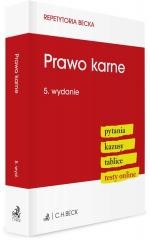 okładka Prawo karne. Pytania. Kazusy. Tablice. Testy w.5 książka | Praca Zbiorowa