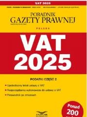 okładka VAT 2025 Podatki Przewodnik po zmianach 2/2025 książka | Praca Zbiorowa