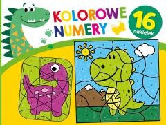 okładka Kolorowe numery. Dinozaury książka | Praca Zbiorowa