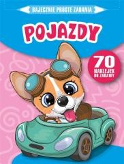 okładka Bajecznie proste zadania. Pojazdy książka | Monika Kalinowska