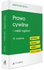 okładka Prawo cywilne - część ogólna. Pytania. Kazusy w.10 książka | Praca Zbiorowa
