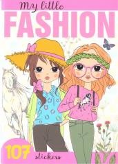 okładka My little Fashion z naklejkami książka | Praca Zbiorowa