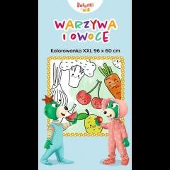 okładka Kolorowanka XXL. Warzywa i owoce książka