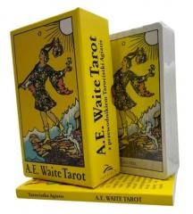 okładka A.E. Waite Tarot z przewodnikiem książka | Arthur EdwardWaite, Tarocistka Agiatis