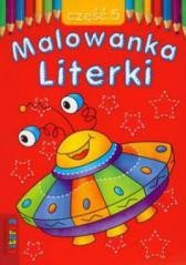 okładka Malowanka - Literki cz. 5 LITERKA książka | Praca Zbiorowa