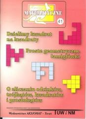 okładka Miniatury matematyczne 41 Dzielimy kwadrat... książka | Praca Zbiorowa