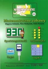 okładka Miniatury matematyczne 44 Matematyczne zabawy książka | Adela Świątek, Zbigniew Bobiński, Piotr Nodzyński
