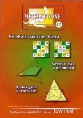 okładka Miniatury Matematyczne 47 Kwadraty magiczne książka | Praca Zbiorowa