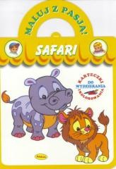 okładka Maluj z pasją. Safari książka | Praca Zbiorowa