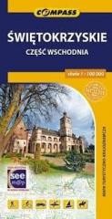 okładka Mapa tur-krajoznawcza - Świętokrzyskie cz.wsch. książka | Praca Zbiorowa