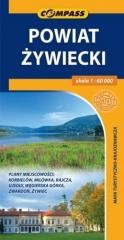 okładka Mapa tur-krajoznawcza - Powiat Żywiecki 1:60 000 książka | Praca Zbiorowa