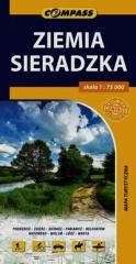 okładka Mapa turystyczna - Ziemia Sieradzka 1:75 000 książka | Praca Zbiorowa