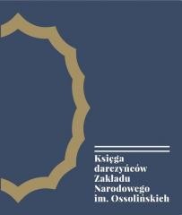 okładka Księga darczyńców Zakładu Narodowego książka | Pękalska Marta