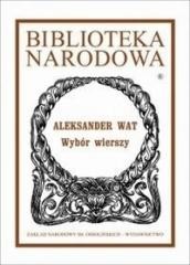okładka Wybór wierszy książka | Aleksander Wat