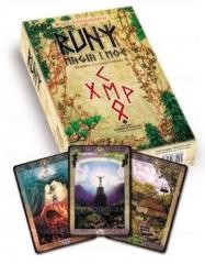 okładka Runy magia i moc (książka + karty) książka | Robert Lichodziejski
