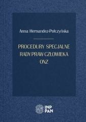 okładka Procedury specjalne Rady Praw Człowieka ONZ książka | Anna Hernandez-Połczyńska